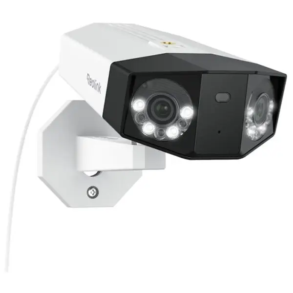 Caméra Surveillance PoE, Double Objectif Vue Panoramique à 180°